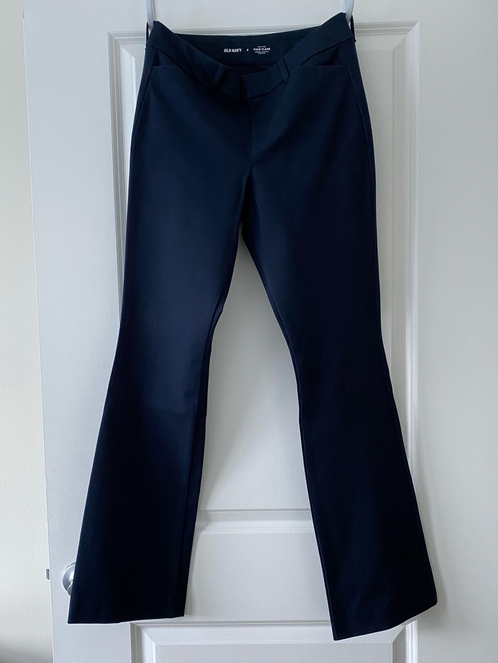 Old Navy Pixie Flare high rise Pants with secret smooth pockets